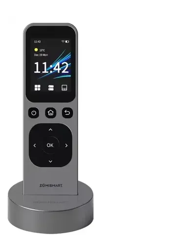 Controle Inteligente Zemismart Wifi Ir Touch Zigbee Cinza-escuro - 1