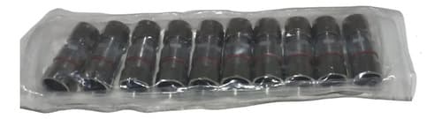 Kit 10 Peças Conector N Macho Para Lcf Cellflex 1/2 Rf Prateado - 6