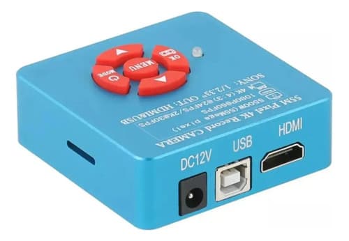 Câmera Microscópio Eakins Hdmi Usb De 55mp 4k 2k Azul 127/220v - 4