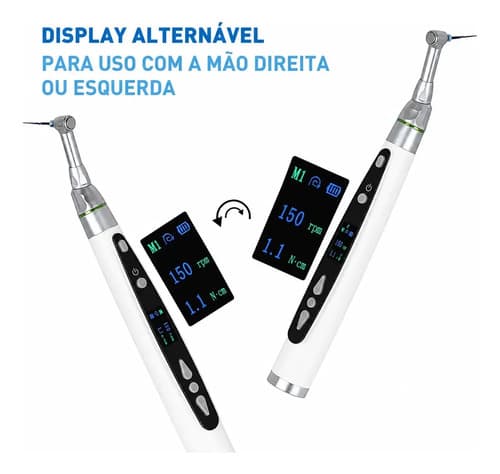 Motor Endodontia Sem Fio 16:1 Rotatório Reciprocante Led - 2