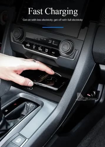 Carregador Sem Fio Wireless Por Indução Honda Civic G10 12v - 4