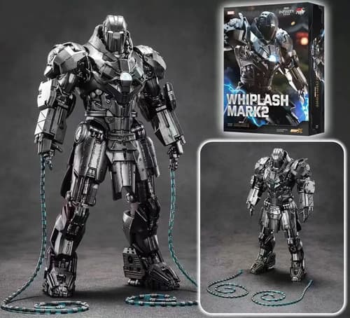 Homem De Ferro Zd Toys 20 Cm Vanko Ironman 2 Whiplash Black - 6