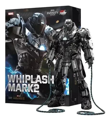 Homem De Ferro Zd Toys 20 Cm Vanko Ironman 2 Whiplash Black - 1