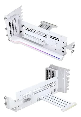 Suporte Gpu Vertical Regulável Pcie 4.0 Argb Com Extensor - 1
