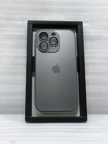 Capa iPhone 14 Pro Bansk Nanoglass 2 Prata Prata Liso Padrão Original - 3