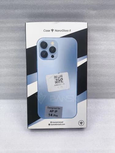Capa iPhone 14 Pro Bansk Nanoglass 2 Pacific Blue Pacific Blue Liso Pacific Blue | Liso - 7