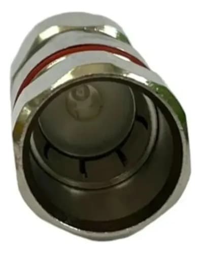 Kit 10 Peças Conector N Macho Para Lcf Cellflex 1/2 Rf Prateado - 3