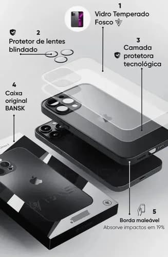 Capa iPhone 15 Pro Max Bansk Nanoglass 2 Verde Verde Liso - 4