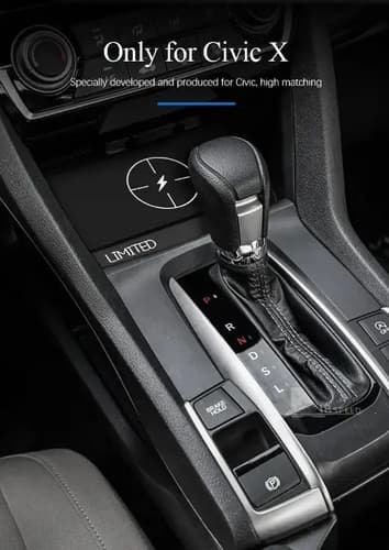 Carregador Sem Fio Wireless Por Indução Honda Civic G10 12v - 5