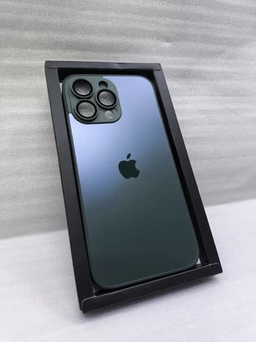 Capa iPhone 14 Pro Max Bansk Nanoglass 2 Verde Verde Liso - 2