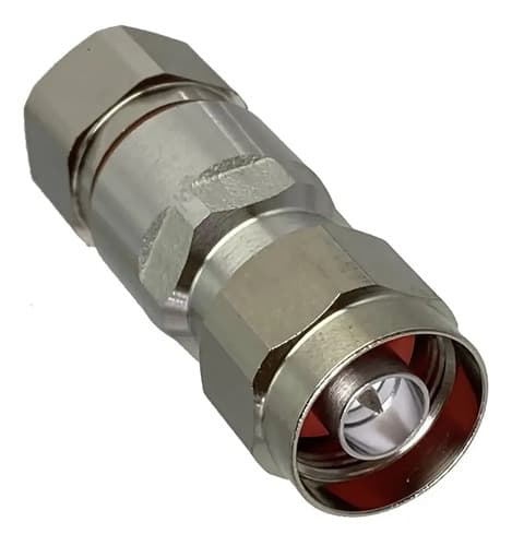 Kit 10 Peças Conector N Macho Para Lcf Cellflex 1/2 Rf Prateado - 5