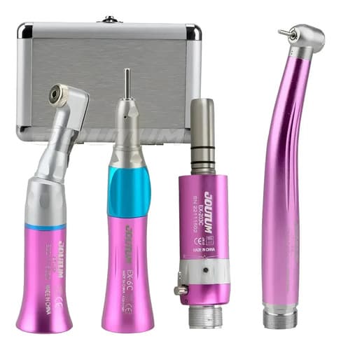 Kit Acadêmico Odontologico Com 4 Peças Dentistas + Maleta Roxo - 1